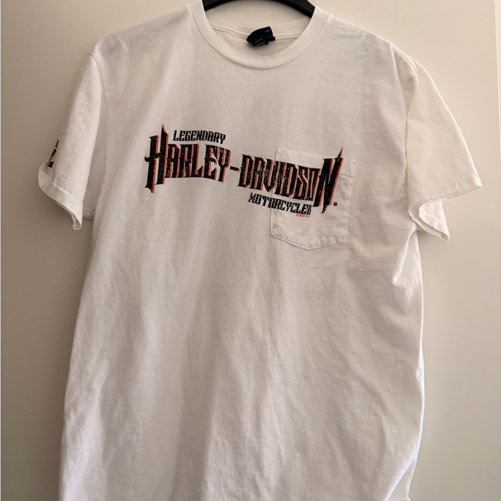 Harley-Davidson White Tee - Latus H-D